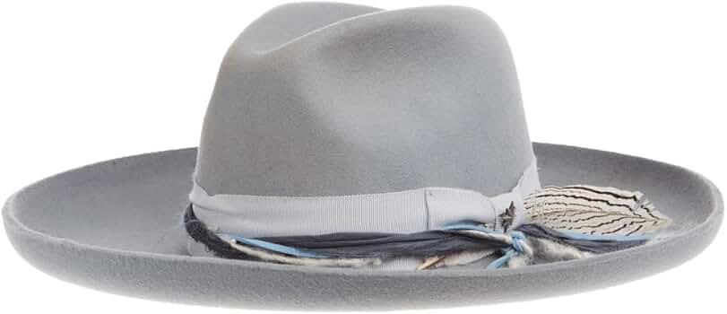 Stetson Hats Light Grey Oceanus 4in Brim Fashion Hat Grey S